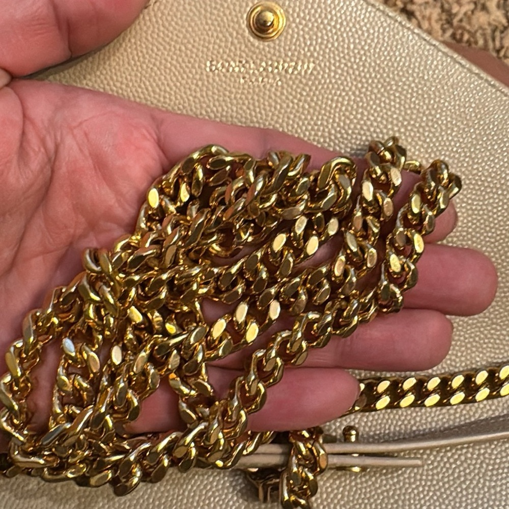 Saint Laurent YSL Large Wallet on Chain - Picture 9 of 11
